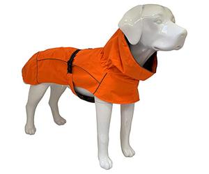 Croci Hiking Manteau pour Chien, imperméable pour Chien, Makalu, Doublure Thermique, Orange, 90 cm