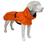 Croci Hiking Manteau pour Chien, imperméable pour Chien, Makalu, Doublure thermorégulante, Couleur Orange, Taille 80 cm - 385 g