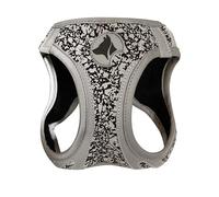 Croci Hiking Reflective High Visibility Harnais réfléchissant réfléchissant pour Chien réglable et rembourré Double Fermeture Velcro et Boucle Taille XL 53-58 cm