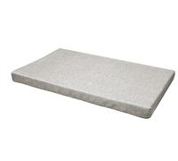 Croci Hydro Coussin pour Chien rectangulaire, imperméable à l'eau, Amovible, Lavable Facile à Nettoyer, Beige, 75 x 115 x 6 cm