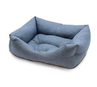 Croci Hydro Niche imperméable imperméable pour Chien, Niche en Tissu, Lavable Facile à Nettoyer, rectangulaire, Bleu, 50 x 35 cm