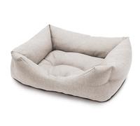 Croci Hydro Niche imperméable imperméable pour Chien, Niche en Tissu, Lavable Facile à Nettoyer, rectangulaire, Beige, 90 x 70 cm