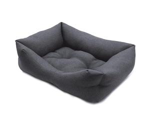 Croci Hydro Niche imperméable pour Chien imperméable à l'eau, Lavable Facile à Nettoyer, rectangulaire, Gris, 90 x 70 cm