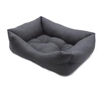 Croci Hydro Niche pour Chien imperméable et imperméable à l'eau, Lavable Facile à Nettoyer, rectangulaire, Gris, 70 x 60 cm