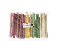 Croci King Bone - Bâton de récompense à mâcher pour Chiens en Peau de Vache, bâton Dentaire pour Le Nettoyage des Dents, 13 cm - 100 pcs