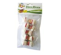 CROCI King Bone - Os au Poulet, friandise à mâcher pour Chiens, bâtonnet Dentaire pour Le Nettoyage des Dents, 6 cm, 5 pièces
