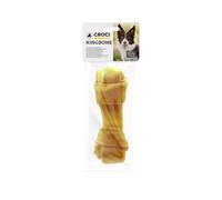 Croci King Bone - Os noués avec Fromage, collation à mâcher pour Chiens en Peau de Vache Naturelle, bâton Dentaire pour Le Nettoyage des Dents, 20 cm - 110 g