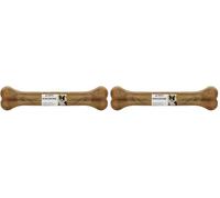 Croci King Bone - Os pour Chiens en liberté, collation à mâcher pour Chiens en Peau de Vache Naturelle, bâton Dentaire pour Le Nettoyage des Dents, 30 cm - 350 g (Lot de 2)