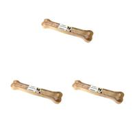 Croci King Bone - Os pour Chiens en liberté, collation à mâcher pour Chiens en Peau de Vache Naturelle, bâton Dentaire pour Le Nettoyage des Dents, 13 cm - 60 g (Lot de 3)