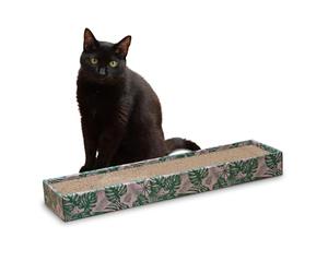 Croci Krabplank Homedecor Textuur Bladeren Groen-48X12.5X5 CM