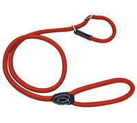 CROCI Laisse Tubulaire en Etrangle pour Chien Rouge 12x1500 mm