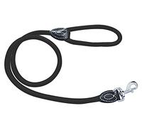 CROCI Laisse Tubulaire pour Chien Noir 12x1200 mm