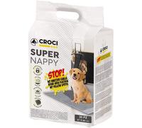 CROCI-Lot de 30 tapis hygiéniques pour chien super nappy au charbon actif 30 pièces Crocy - 84 x 57 cm