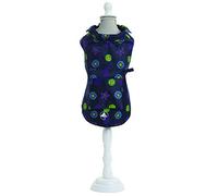 CROCI Manteau Imperméable pour Chien Blue Stars 30 cm