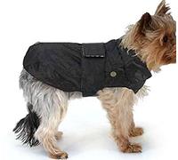CROCI, MONTREAL, Manteau pour Chiens, Cape d'hiver, Veste Imperméable, Toison Taille 80 cm, Noire