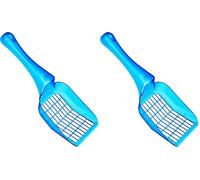 Croci - Pelle à Litière pour Chat, Pelle à Litière en Plastique pour Chat, pour Tamisage, 26 cm (Lot de 2)