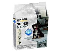 Croci Serviette pour Chien Super Nappy, 60 x 60 cm, 10 Pièces