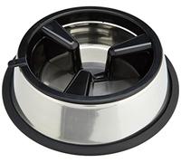 CROCI Slow Eating Bol en Acier 2 en 1 pour Chien 27 cm