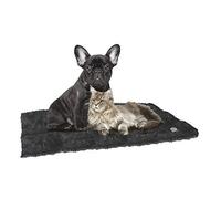 Croci Tapis Auto-Chauffant Furry Noir 90x64cm Pour Chien