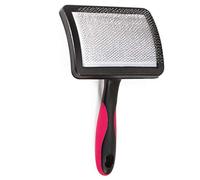 Croci Vanity - Cardesr pour Chiens, pour Tous Types des Poils, Brosse pour Chiens avec desnts en Acier Inoxydable, enlève Le sous-Poil et Démêle Les Noeuds, 12 x9 cm