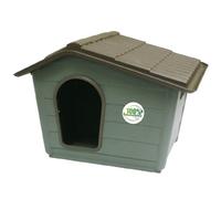 CROCI VILLA, Niche pour Chiens, Abri Matériaux Recyclés, Chenil Toit Amovible, Dimensions 79x56x60 cm