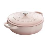 Crock Pot - 125300.02r Crick Pot Artisan maill en fonte Broiser avec couvercle 5-quart de blush