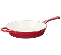 Crock Pot Artisan Poêle ronde en fonte émaillée, Fer forgé, Rouge écarlate, 30,5 cm