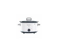 Crock Pot mijoteuse électrique, 3,5L (3-4 personnes), 2 réglages de température et maintien au chaud, Blanche [CSC030X]