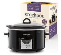 Crock-Pot Mijoteuse numérique | 3,5 l (3-4 personnes) | Minuterie programmable | Prise EU 2 broches | Noir [CSC113X]