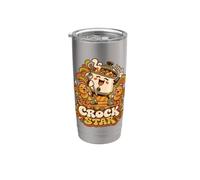 Crock Star Mijoteuse amusante pour cuisinier à la maison Gobelet isotherme en acier inoxydable double paroi