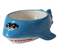 Crockery Critters Deluxebase Coquetier Requin de Coquetiers Mignons en céramique en Forme d'animaux pour Enfants et Adultes