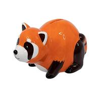 Crockery Crockery Critters - Panda Roux de Deluxebase. Jolie Tirelire en Forme d'animal pour Enfants et Adultes