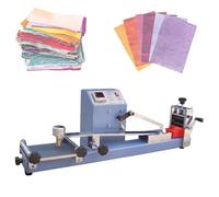 Crockmètre de friction textile, testeur électrique de solidité des couleurs avec affichage, testeur de frottement sec et humide avec course de tête de 104 mm ± 3 mm, tête de friction ronde et carrée