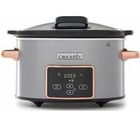 CrockPot CSC059X mijoteuse avec couvercle à charnière 3,5 l argent-cuivre | 200 W