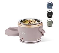 Crockpot Electric Lunch Box, Portable Food Warmer for Travel, Car, On-the-Go, 20-Ounce, Blush Pink
