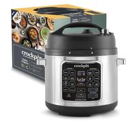 Crock-Pot Turbo Express multicuiseur sous pression | 14 options de cuisson en 1 | Mijotage, cuisson vapeur, cuisson sous pression et plus | 5,6 L (6 personnes et plus) | CSC062X