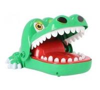 Croco dentiste le crocodile croc mord doigt rigolo - grand format 21x14 5cm - jeu d'action classique enfant - jouet et carte tigre