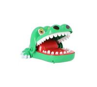 Croco dentiste, le crocodile croc mord doigt rigolo - Grand format 21x14,5cm - Jeu d'action classique enfant - Jouet et carte Tigre