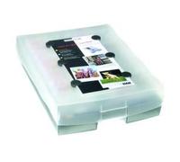 Croco Duo Archivbox A8 Max. 2500 Karten (Grau)