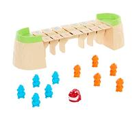 Croco Jungle Jeu De Cartes pour Faire Traverser Le Pont Aux Pions en Forme De Singes Et Perroquets, pour 2 Joueurs, pour Soirée en Famille, Jouet Enfant, A Partir De 5 Ans, HRC09