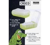 Croco Lern-, Telefon-Und Karteibox A 7 (Gelb/Trans. Klar)