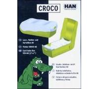 Croco Lern-, Telefon-Und Karteibox A8 (Grün/Trans./Klar.)
