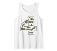 Crocodile 4ème Anniversaire 4 Ans garçon Fille Alligator Débardeur