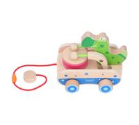 Crocodile Battant Tambour Bebe Jouets A Tirer Jouets A Tirer En Bois Et Caoutchouc Pour Bebe De Plus D'un An Garcons Filles