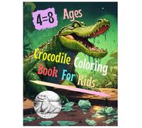 Crocodile coloring book for kids fun jungle and river adventures: A wild journey through the jungle and river