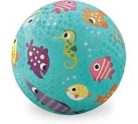 Crocodile Cr allon Playground 13cm Poisson - Ballon coloré en Caoutchouc Naturel, résistant et texturé - Jouet extérieur/intérieur pour Enfants 3 Ans+, stimule motricité et Coordination