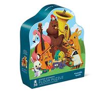 Crocodile Creek-36 pcs Shaped Animal Orchestra Puzzles, 40779, Multicolore