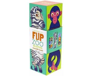 Crocodile Creek Magnetic Blocks/African Animals Block Puzzle - 3 Blocs