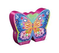 Crocodile Creek - Maxi Puzzle 36 pièces pour Enfants 3 Ans et Plus - Puzzle géant Plus de 60 cm - Illustrations colorées - Jeu éducatif et ludique (Les Papillons du Jardin)