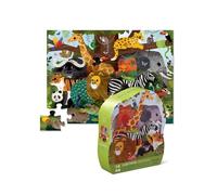 Crocodile Creek - Maxi Puzzle 36 pièces pour Enfants 3 Ans et Plus - Puzzle géant Plus de 60 cm - Illustrations colorées - Jeu éducatif et ludique (Les Amis de la Jungle)